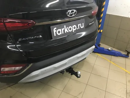 Фаркоп Лидер Плюс для Hyundai Santa Fe 2018-2022 Арт. H230-E H230-E в Ярославль