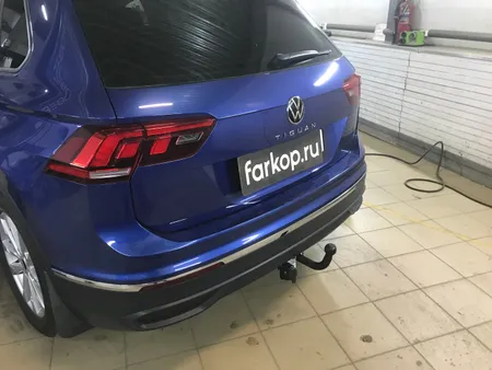 Фаркоп Лидер Плюс для Volkswagen Tiguan 2017- V123-A в Ярославль
