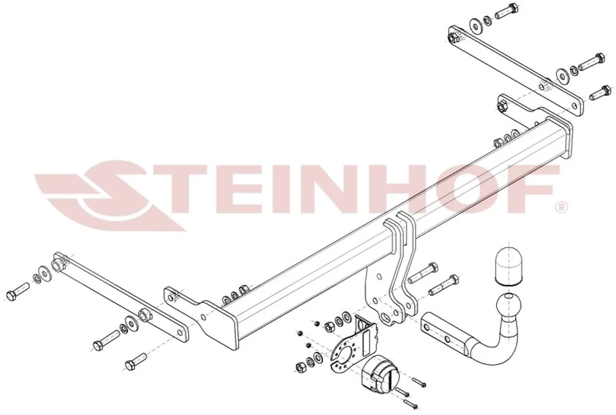 Фаркоп Steinhof для Mazda 3 (седан) 2019- Арт. M-061 M-061 в Ярославль Фаркоп Steinhof для Mazda 3 (седан) 2019- Арт. M-061 M-061 в Ярославль
