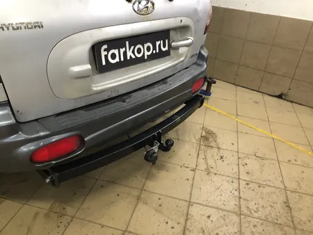 Фаркоп Лидер Плюс для Hyundai Santa Fe 2001-2006 H205-A в Ярославль